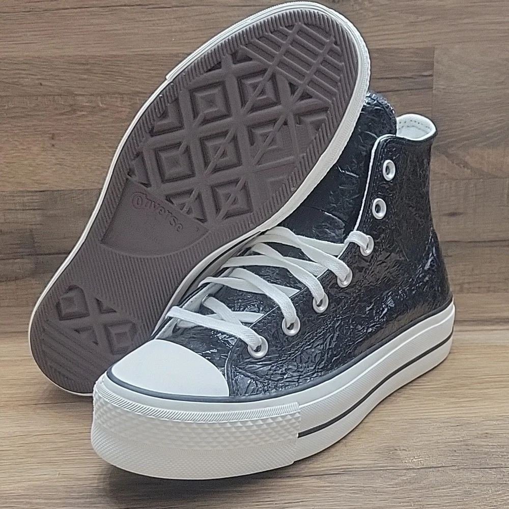 Converse Black and White High-Top Sneakers